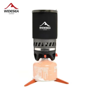 Widesea Camping Cooking System with Gas Stove & Pot