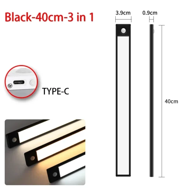 LED Motion Sensor Cabinet Light – USB Rechargeable - Image 7