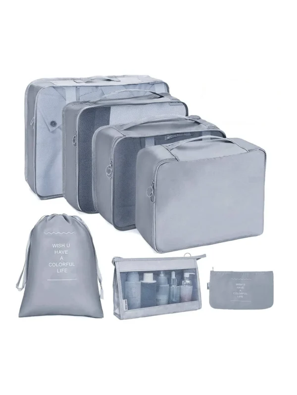 7-10 Pcs Travel Organizer Packing Cubes Set – Durable & Compact - Image 12