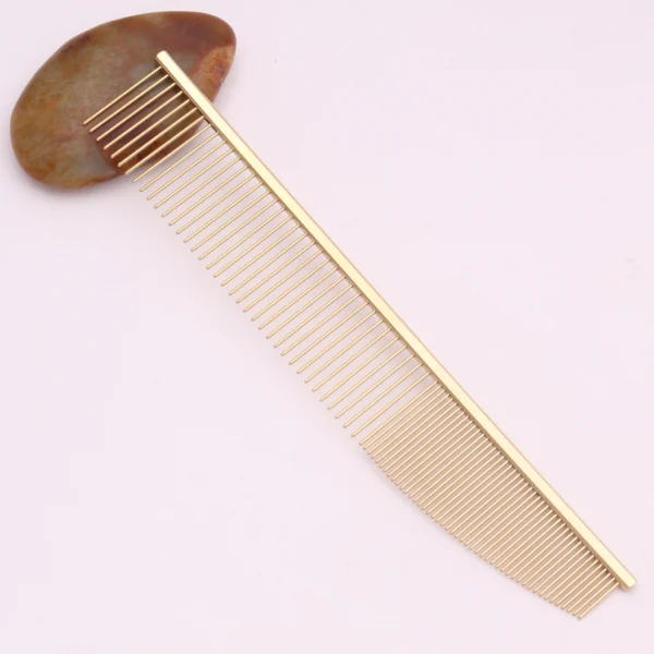 Copper Pet Grooming Comb – Knot Remover & Massage Tool - Image 6