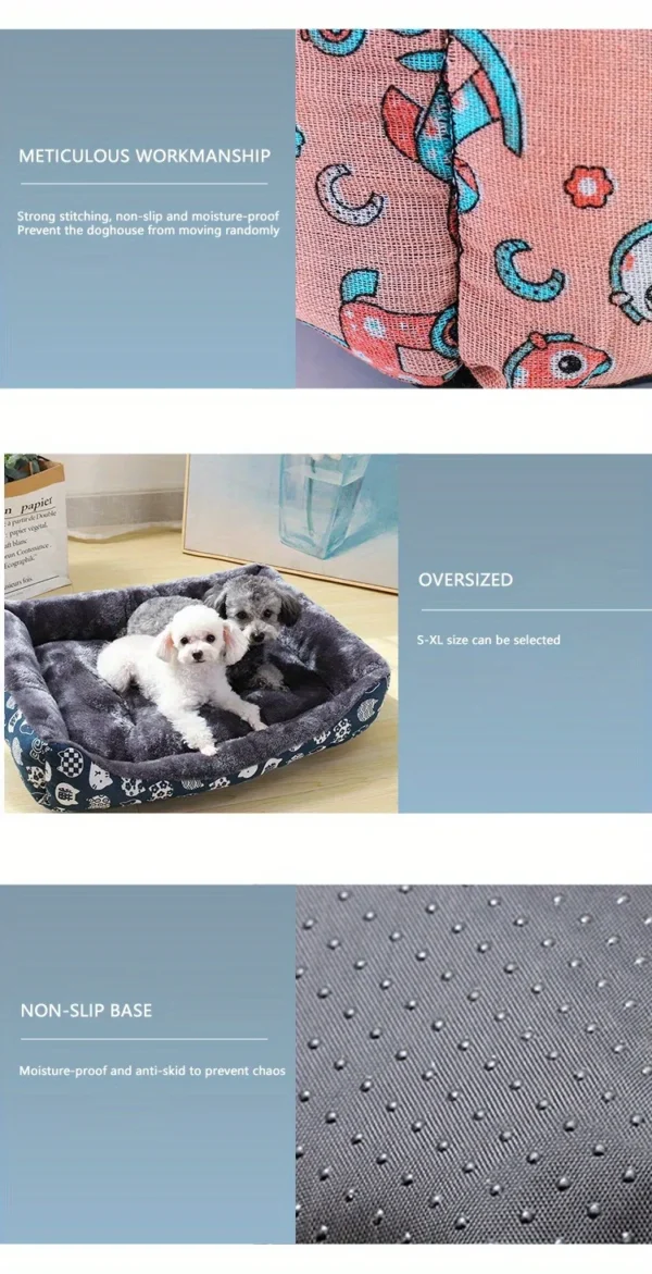 Breathable Pet Dog & Cat Bed – Soft Sofa Mat for All Sizes - Image 17