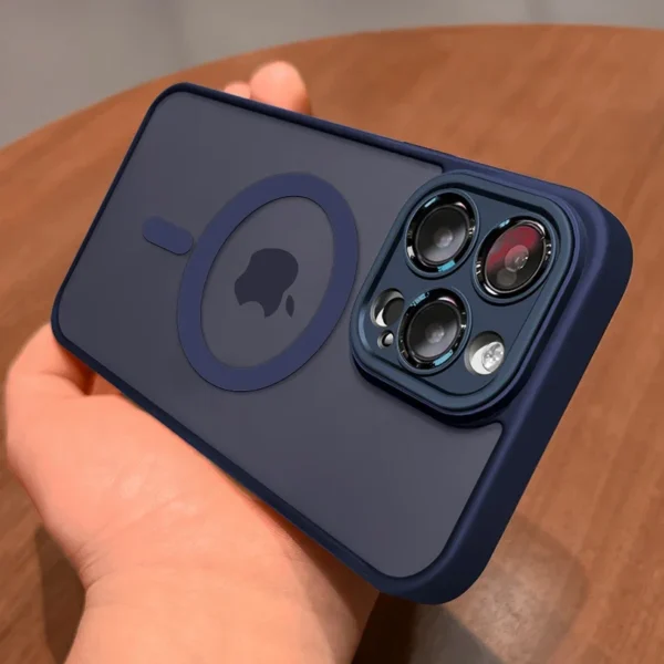 Magnetic Matte Shockproof Case for iPhone 12–17 Pro Max - Image 12