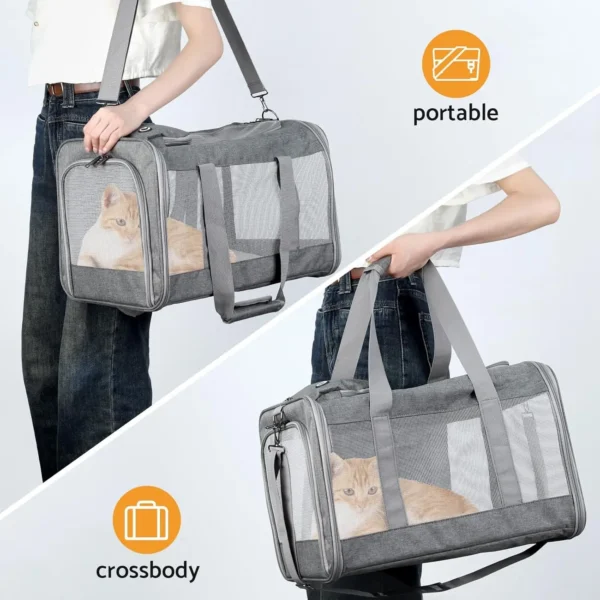 Airline Approved Pet Carrier – Soft Travel Bag for Cats & Dogs - Image 6