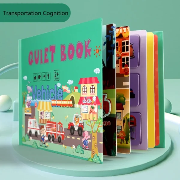 Montessori Baby Busy Book – Early Learning Toy for Toddlers - Image 7