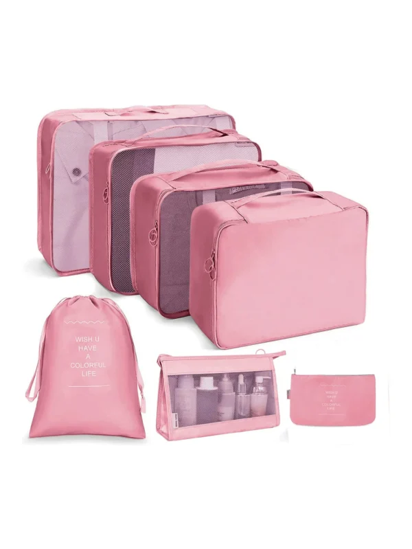 7-10 Pcs Travel Organizer Packing Cubes Set – Durable & Compact - Image 17