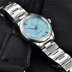 PAGANI DESIGN Men’s 38mm Quartz Sapphire Steel Watch