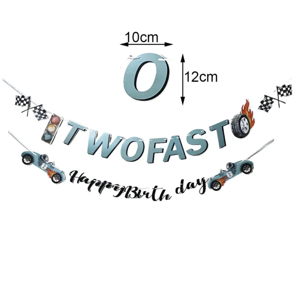 Race Car Birthday Balloon Set – 40-inch Fun Party Decor - Image 30