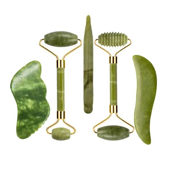 Natural Jade Roller & Gua Sha Massage Set - Image 24