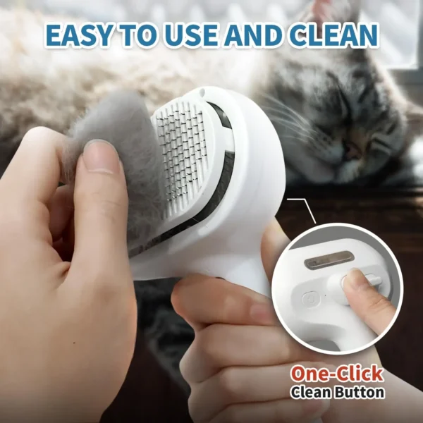 Multifunctional USB Pet Spray Brush – Cats & Dogs Grooming - Image 12