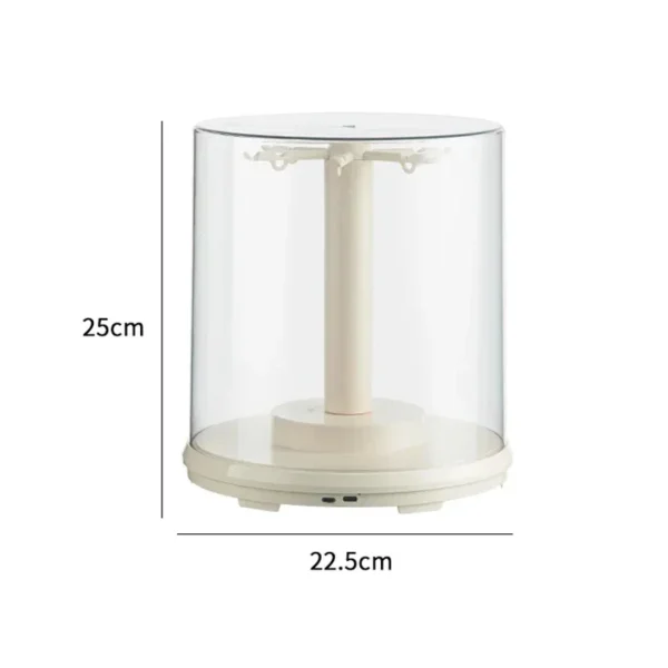 360° Rotating Transparent Display Box for Collectibles - Image 6
