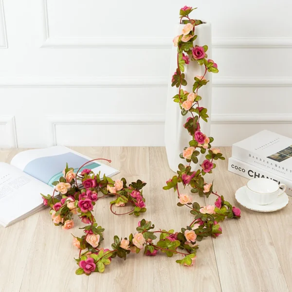 Artificial Rose Vine – Wedding & Home Decoration - Image 25