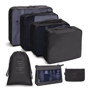 7-10 Pcs Travel Organizer Packing Cubes Set – Durable & Compact