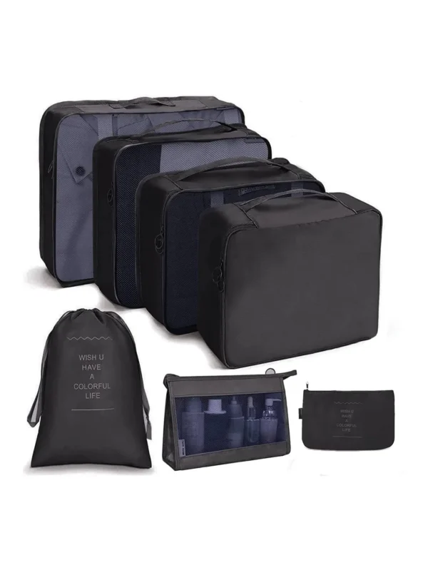 7-10 Pcs Travel Organizer Packing Cubes Set – Durable & Compact