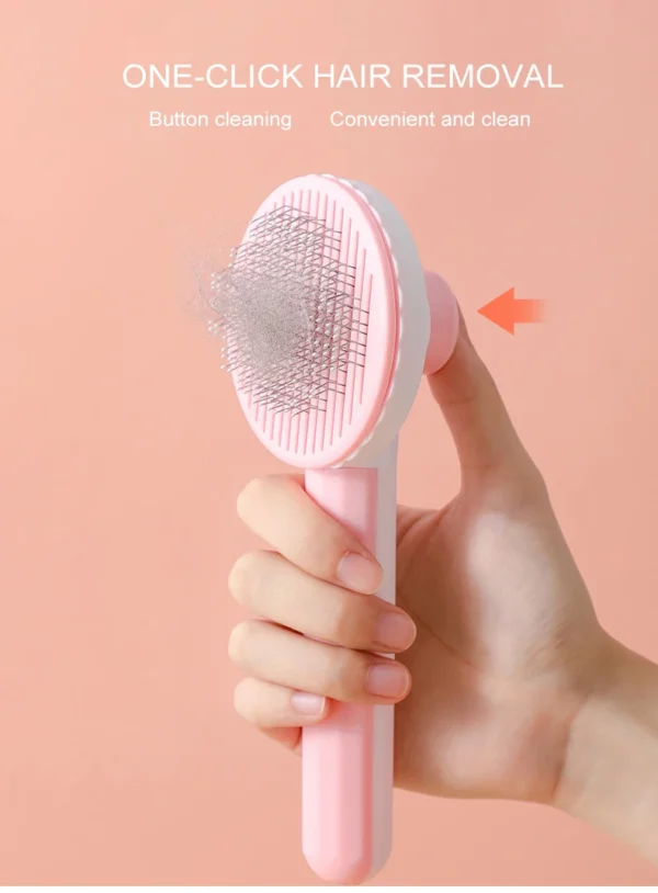 Cat Hair Removal Brush – Easy Grooming & Shedding Tool - Image 18