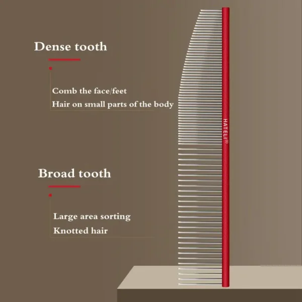 Ultra-Light Pet Comb – Premium Aluminum Grooming Tool - Image 5