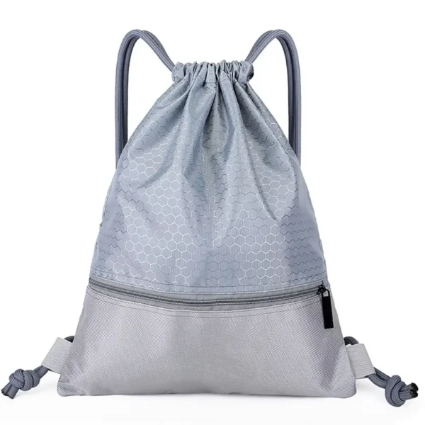 Foldable Waterproof Gym Bag – Sports Drawstring Backpack - Image 9