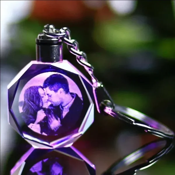 Custom LED Crystal Keyring – Engrave Your Photo or Logo - Image 17
