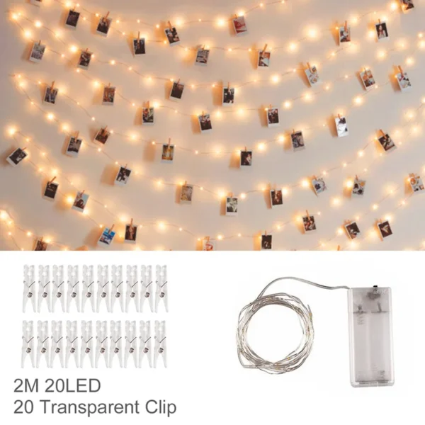Photo Clip Light Banner – Party & Celebration Decor - Image 9