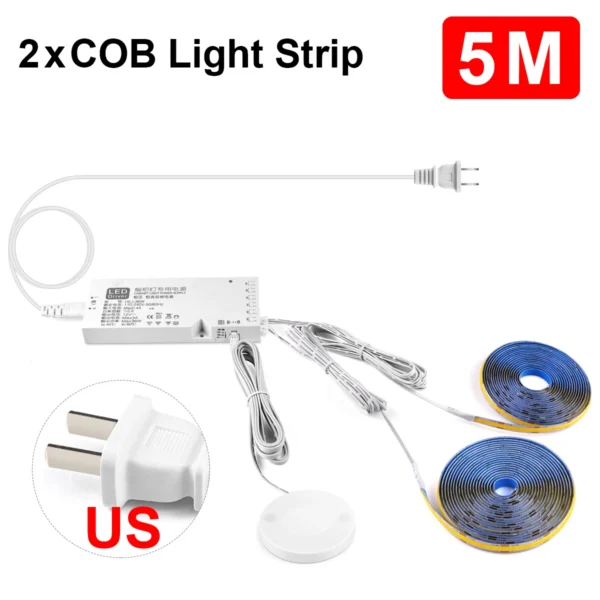 Rybakov COB LED Strip Touch Light 320 LEDs/m – Warm/Neutral - Image 46