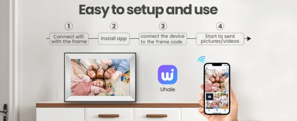 Uhale 10.1" Smart Digital Photo Frame – 32GB WiFi - Image 11