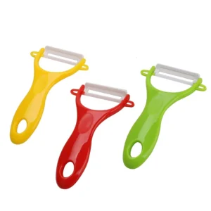 LMETJMA Ceramic Vegetable & Fruit Peeler – 4 Colours