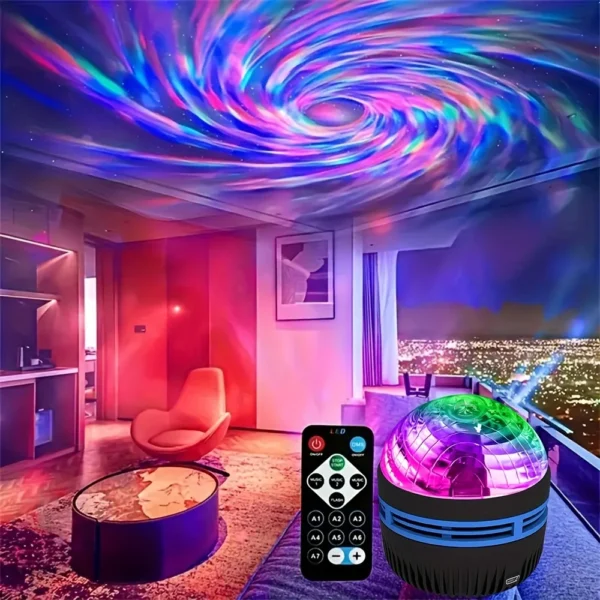 Galaxy LED Star Projector with Remote Control – USB - Image 8