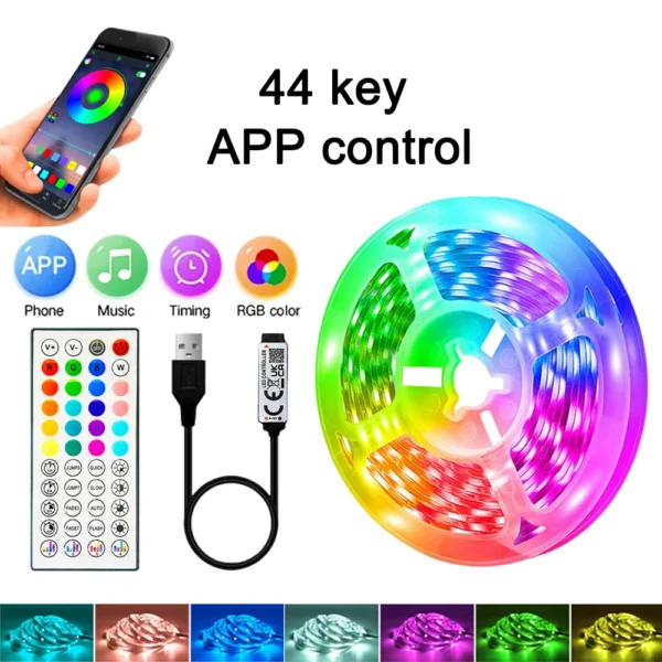 40M RGB LED Strip Lights with App & Remote Control - Image 10