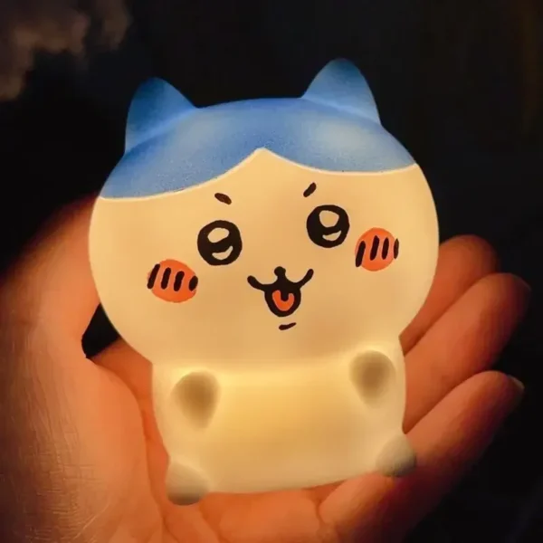 Kawaii Chikawa Vinyl Doll Night Light for Bedroom Decor - Image 3