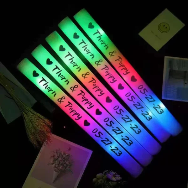 Colorful LED Foam Glow Sticks – Party & Event Pack - Image 16