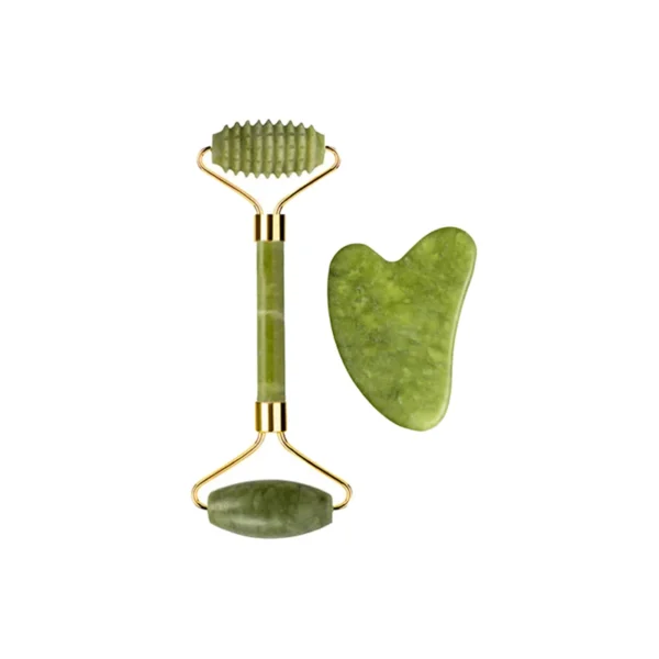 Natural Jade Roller & Gua Sha Massage Set - Image 7