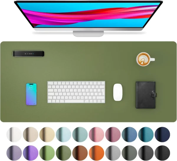 YSAGi Large PU Leather Desk Mat – Waterproof Mouse Pad - Image 14