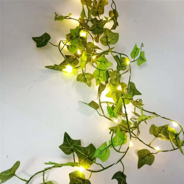 Maple Leaf LED String Lights – 2M/5M/10M Fairy Garland - Image 8
