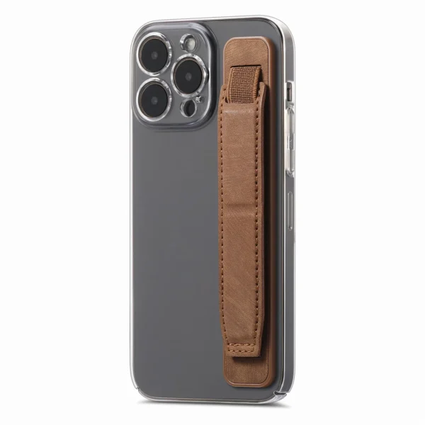 PU Leather Phone Strap Stand – Universal Grip Holder - Image 10