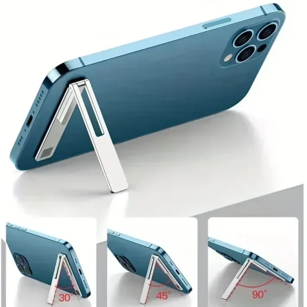 Ultra-Thin Metal Folding Phone Stand – Minimalist & Portable - Image 2