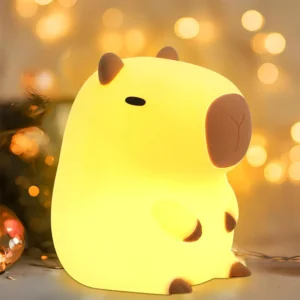 Capybara Silicone Night Light – USB Rechargeable