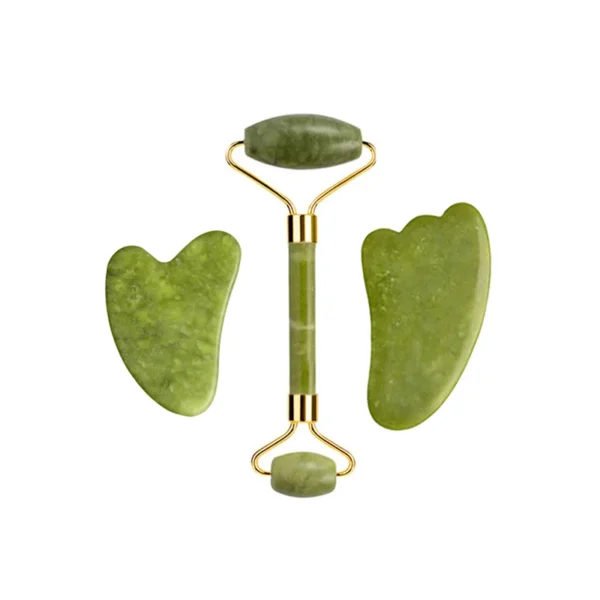 Natural Jade Roller & Gua Sha Massage Set - Image 14
