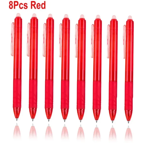 8-Color 0.7mm Retractable Erasable Gel Pen Set - Image 29