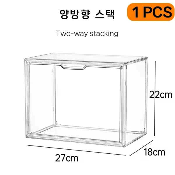 Clear Foldable Acrylic Display Box for Figurines - Image 7