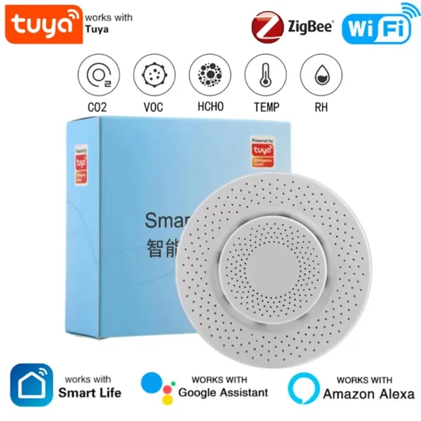 Tuya Smart WiFi/Zigbee Air Quality Monitor with CO2 Sensor - Image 5