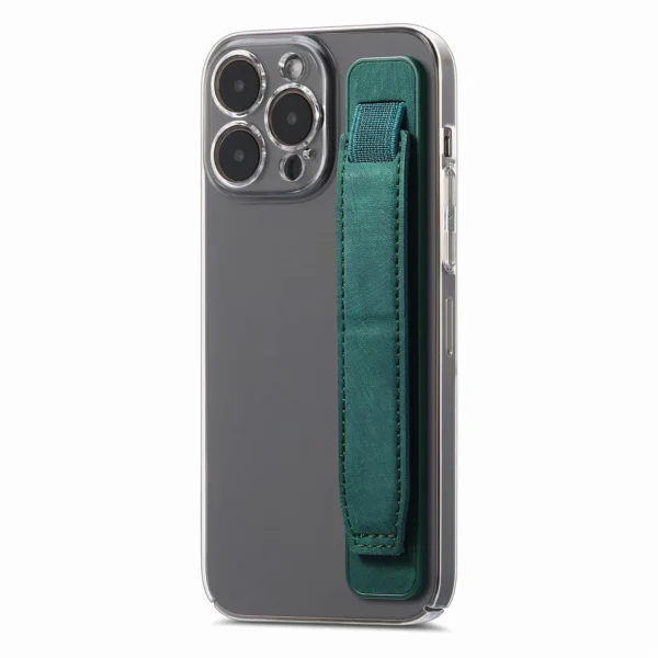 PU Leather Phone Strap Stand – Universal Grip Holder - Image 9