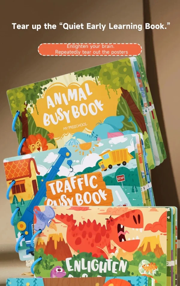 Montessori Baby Busy Book – Early Learning Toy for Toddlers - Image 26