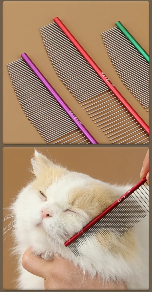 Ultra-Light Pet Comb – Premium Aluminum Grooming Tool - Image 28