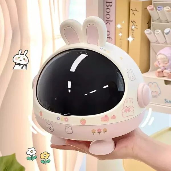Cute Desktop Storage Box – Kawaii Desk Organizer for Girls - Image 2