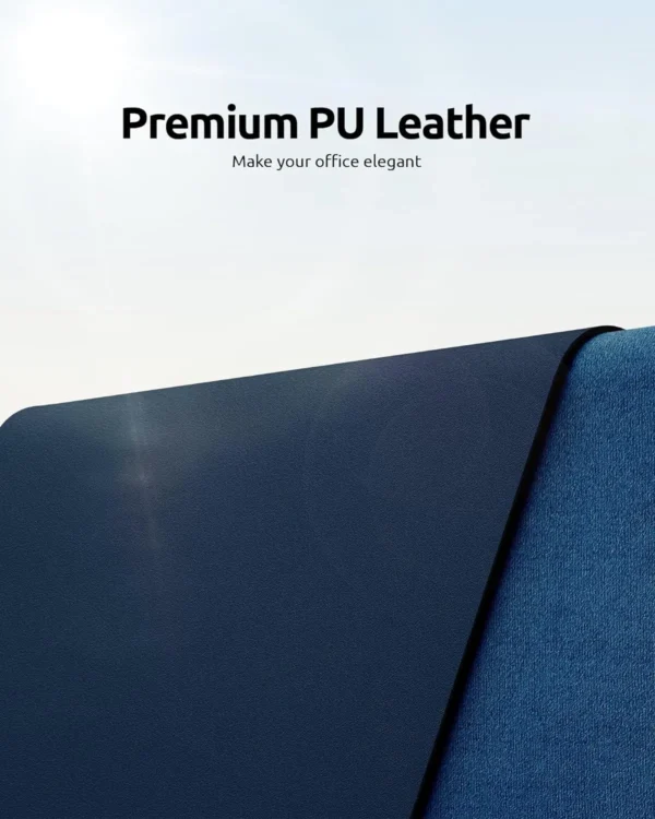 YSAGi Large Leather Desk Mat – Office & Laptop Protector - Image 3
