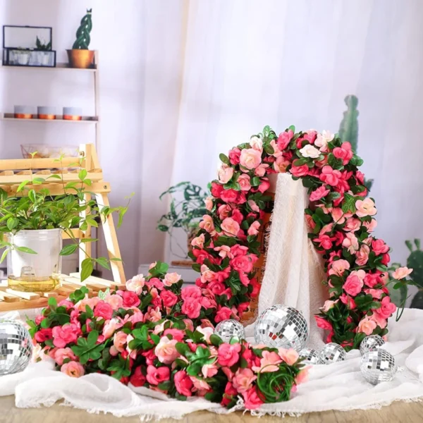 Artificial Rose Vine – Wedding & Home Decoration - Image 2