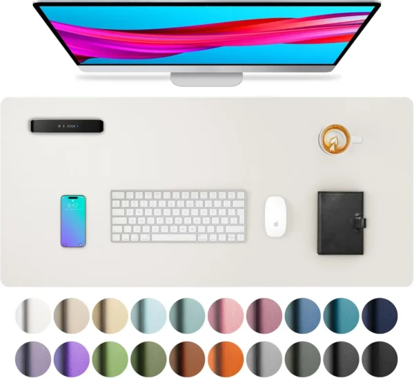 YSAGi Large PU Leather Desk Mat – Waterproof Mouse Pad - Image 17
