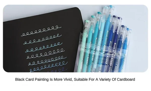 Set of 6 Morandi Gel Pens for Drawing & DIY Projects - Image 60