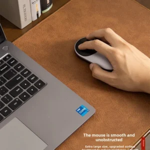 Retro Leather Mouse Pad – Large Waterproof Desk Mat