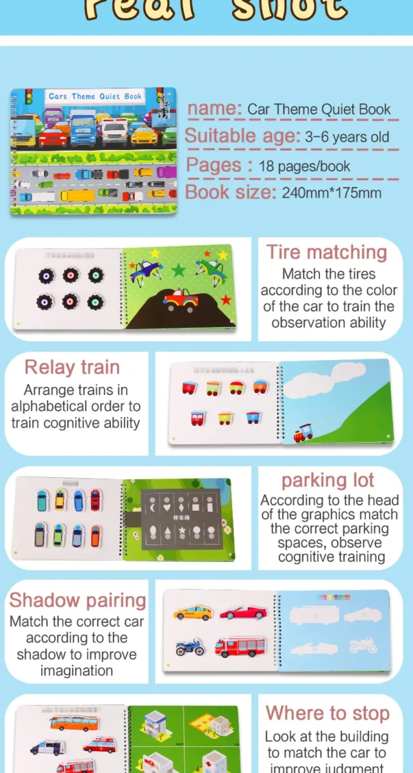 Montessori Baby Busy Book – Early Learning Toy for Toddlers - Image 45