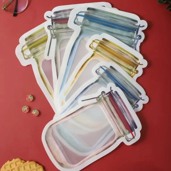 Reusable Mason Jar Ziplock Storage Bags – 2025 - Image 5
